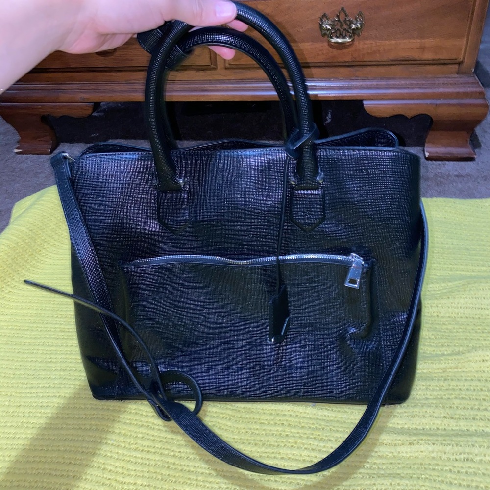 Zara basic collection black bag